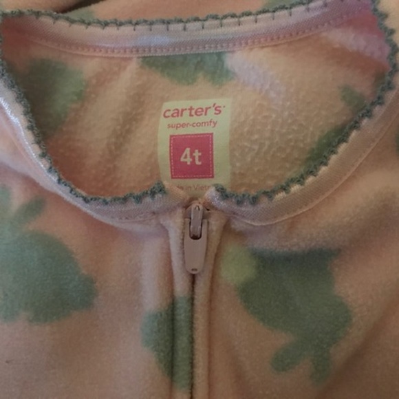 4T and 5T NWT Carters Zip Up Pajamas - Picture 2 of 3